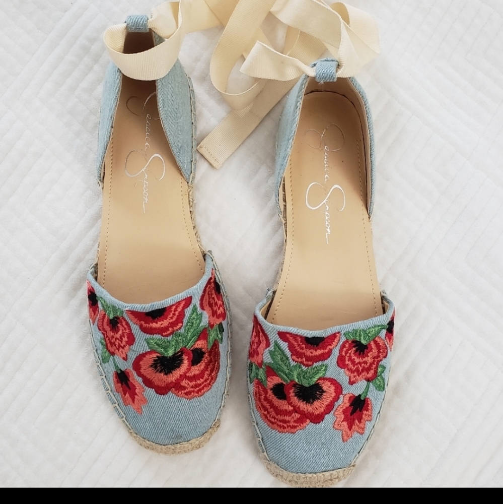 Jessica Simpson Fippo Espadrille Flats size 7